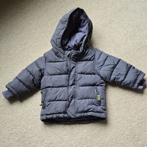 Old Navy Toddler Hooded Puffer Jacket - Charcoal